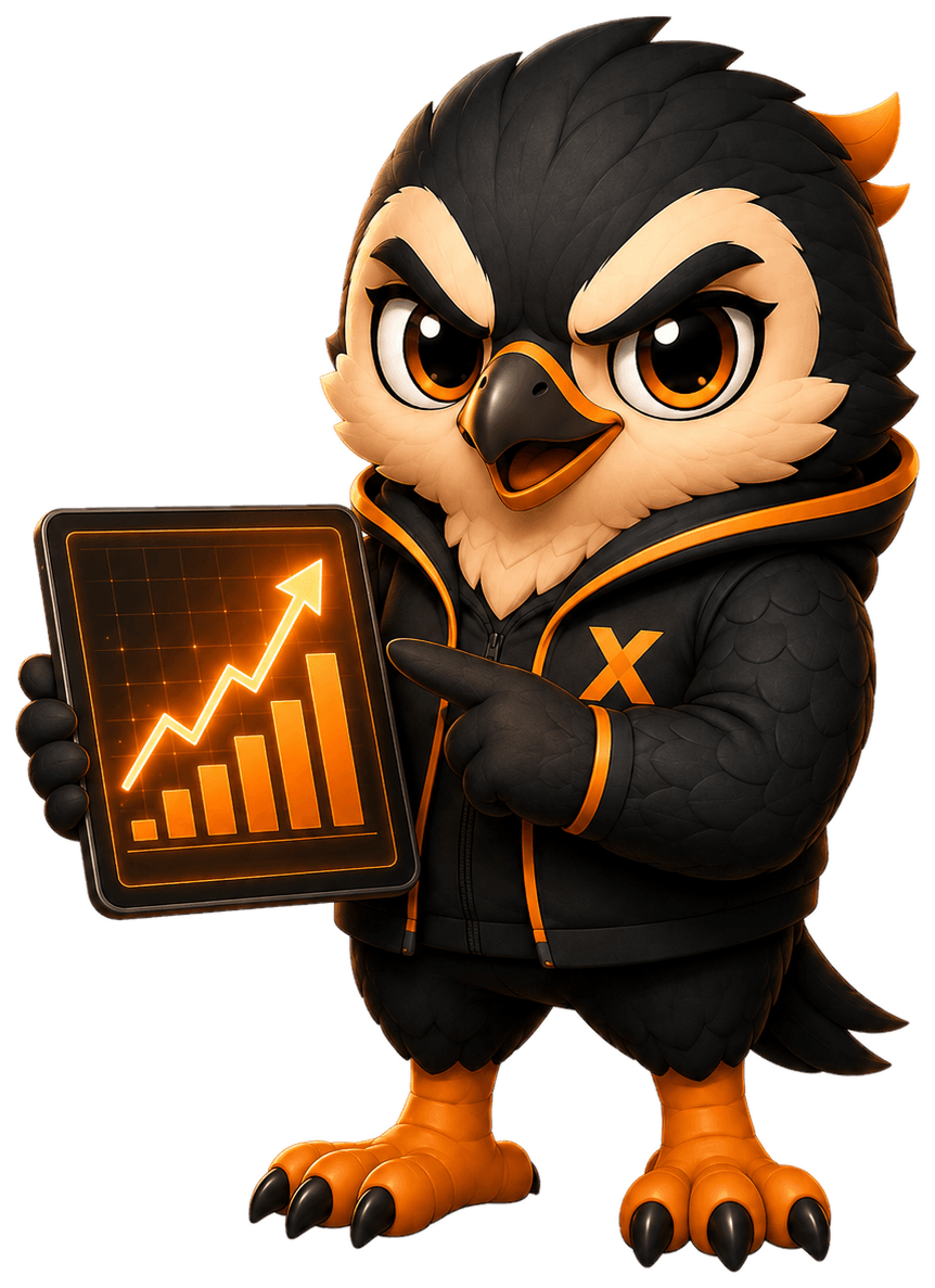 Falco qui montre une courbe de croissance